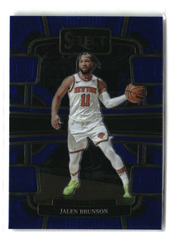 2023-24 Panini Select #7 Jalen Brunson Blue (Retail Base)-1