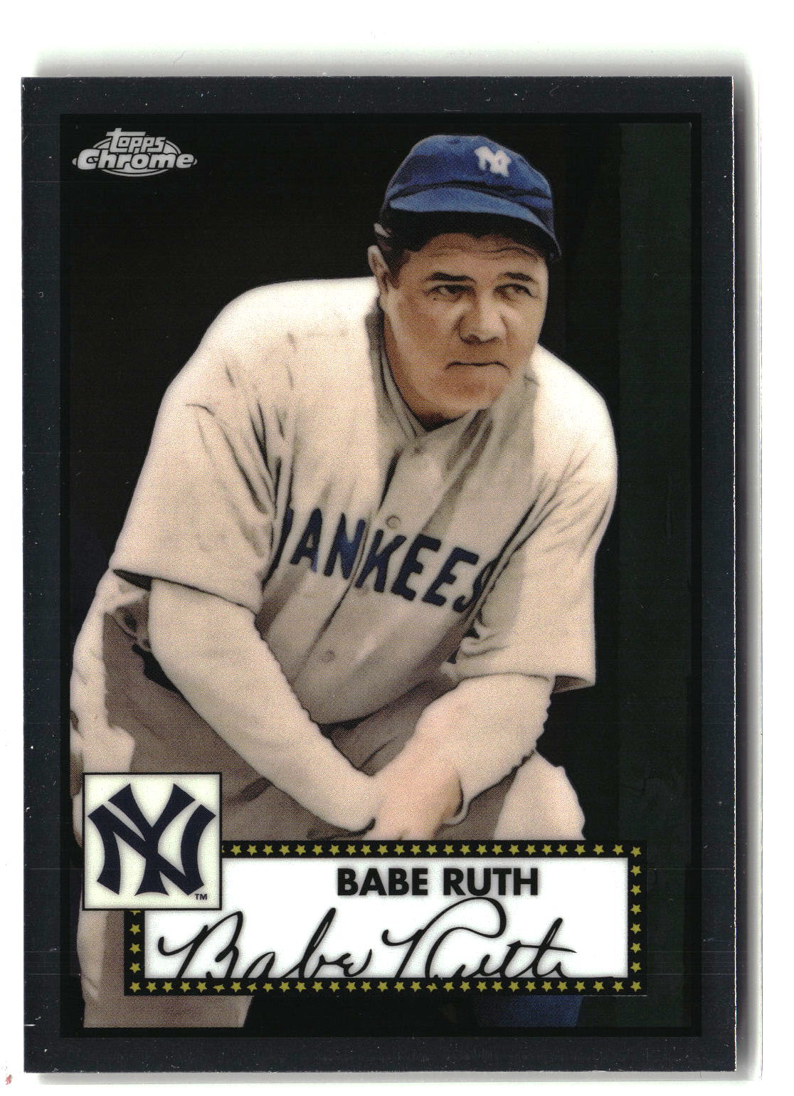 2021 Topps Chrome Platinum Anniversary #615 Babe Ruth Refractor-5