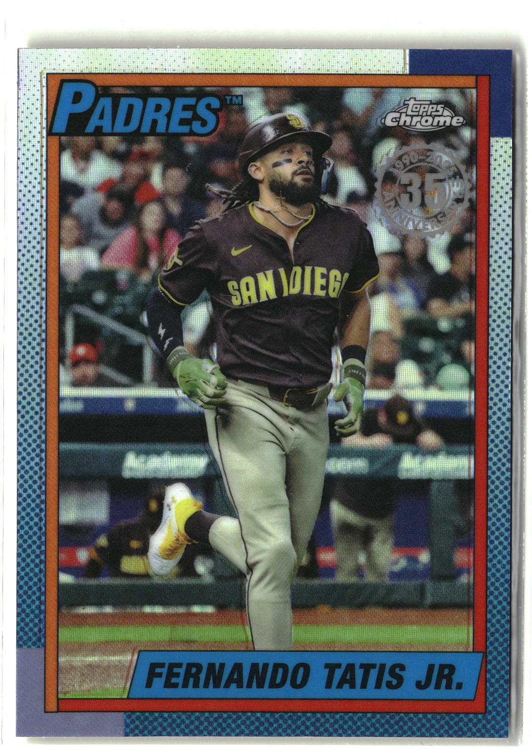 2025 Topps Chrome Update #90CU-9 Fernando Tatis Jr. 1990 Topps Chrome