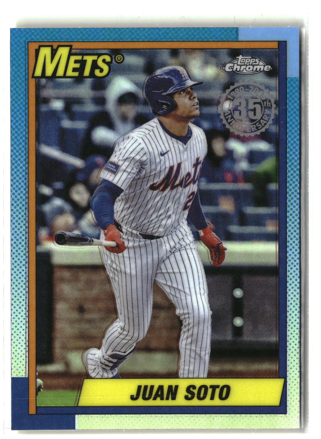 2025 Topps Chrome Update #90CU-4 Juan Soto 1990 Topps Chrome