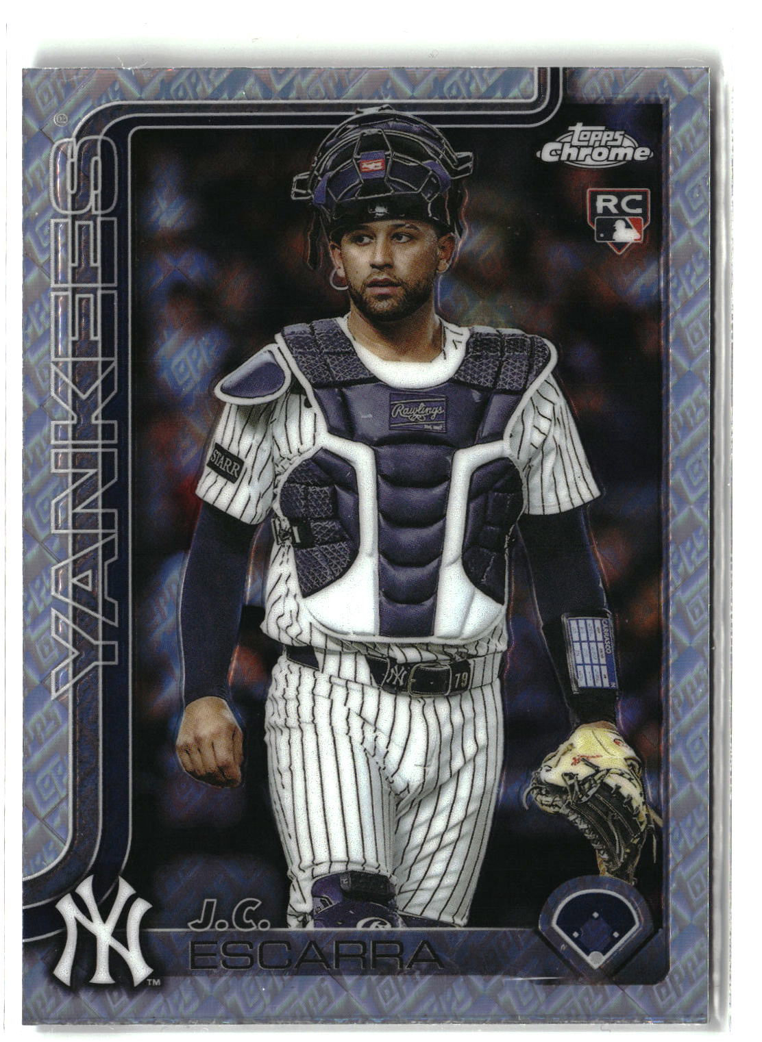 2025 Topps Chrome Update #USC197 J.C. Escarra ToppsFractors-5