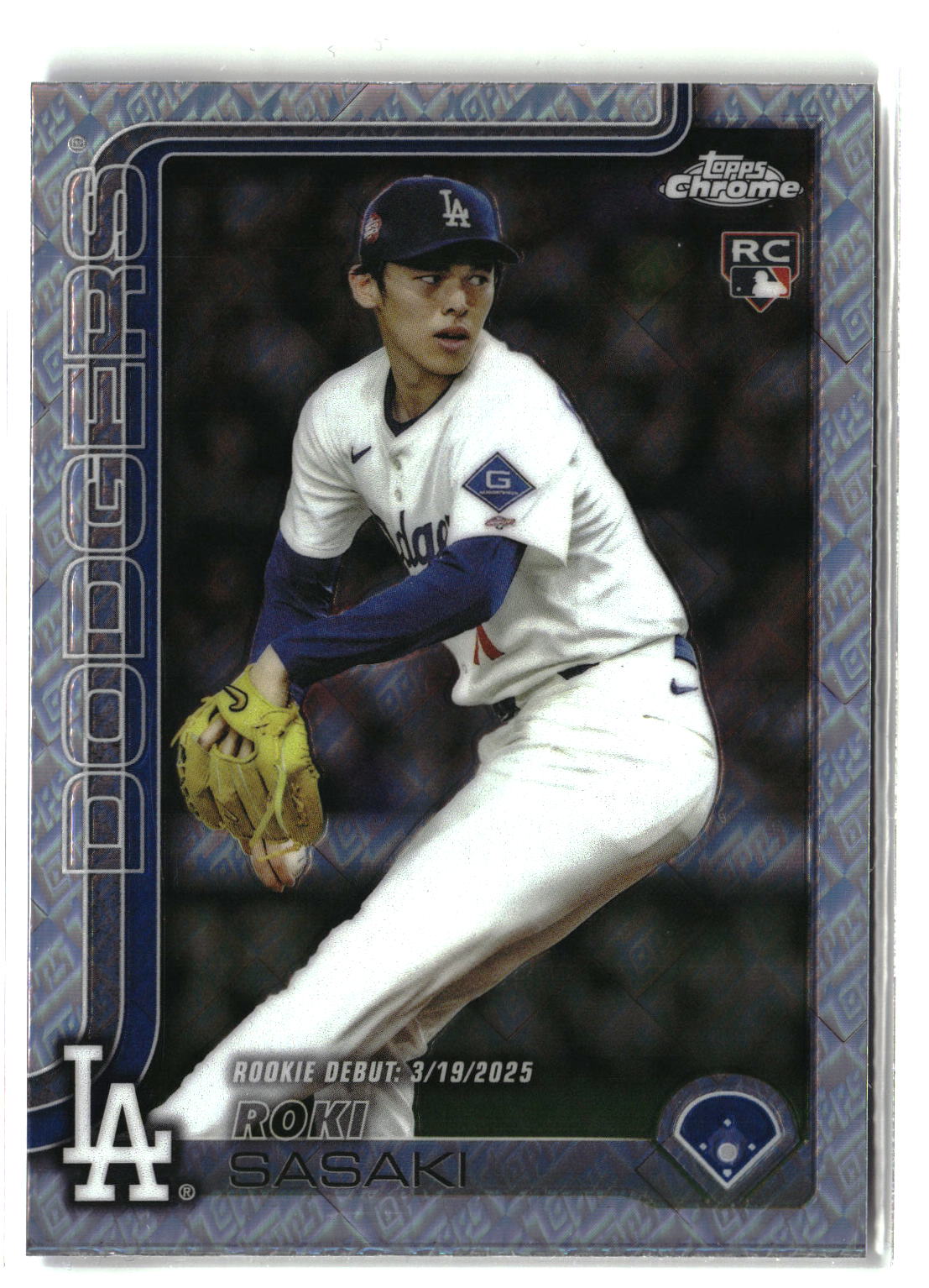 2025 Topps Chrome Update #USC73 Roki Sasaki ToppsFractors