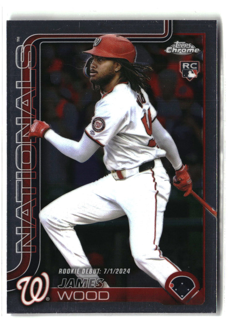 2025 Topps Chrome Update #USC95 James Wood-1