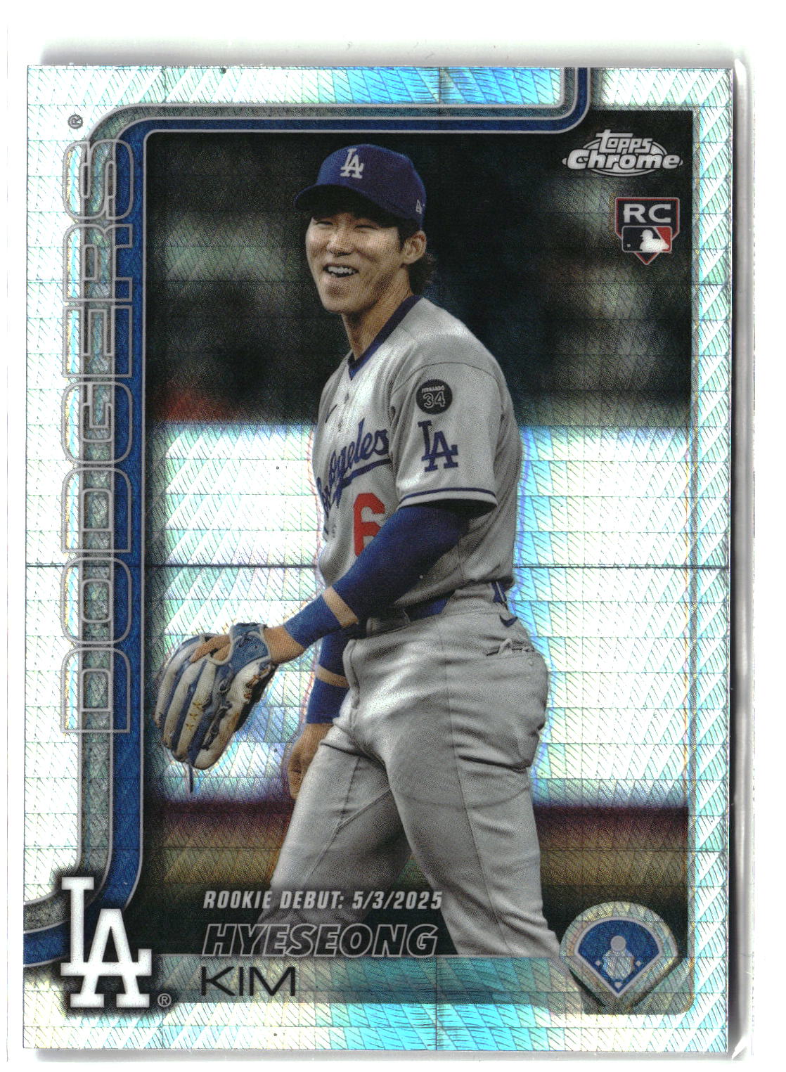 2025 Topps Chrome Update #USC149 Hyeseong Kim Prism Refractors