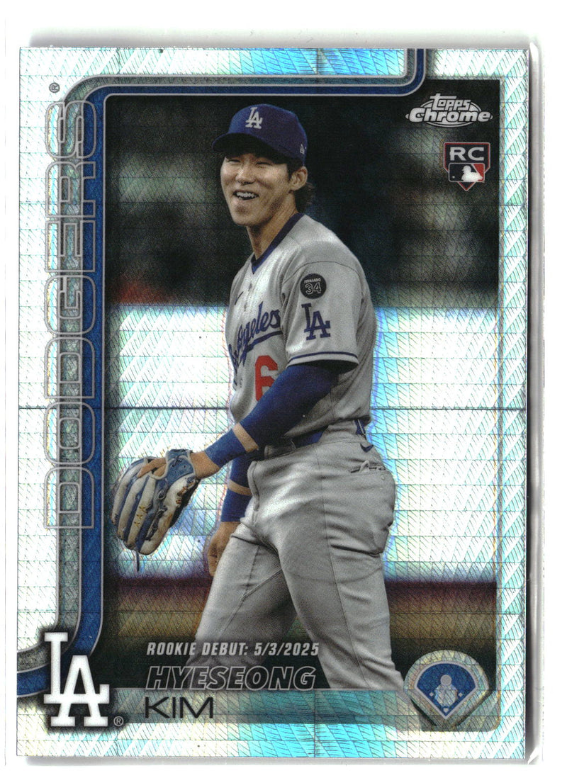 2025 Topps Chrome Update #USC149 Hyeseong Kim Prism Refractors-3