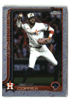 2025 Topps Chrome Update #USC164 Carlos Correa ToppsFractors-1