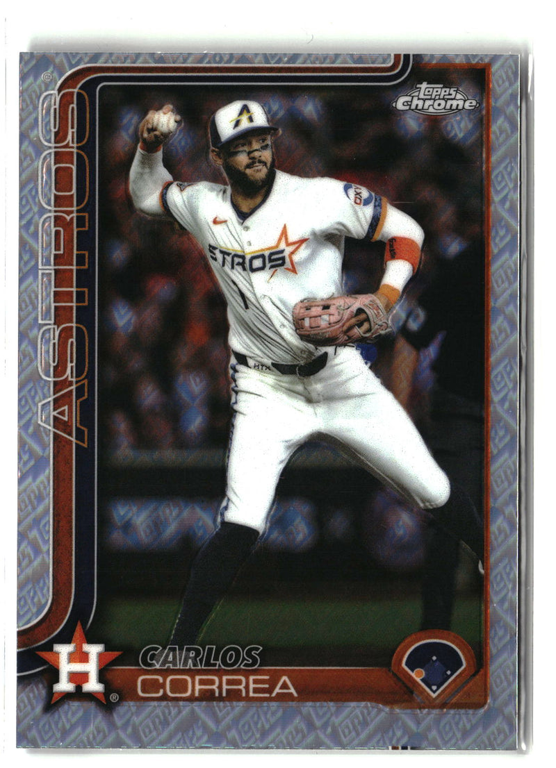 2025 Topps Chrome Update #USC164 Carlos Correa ToppsFractors-5