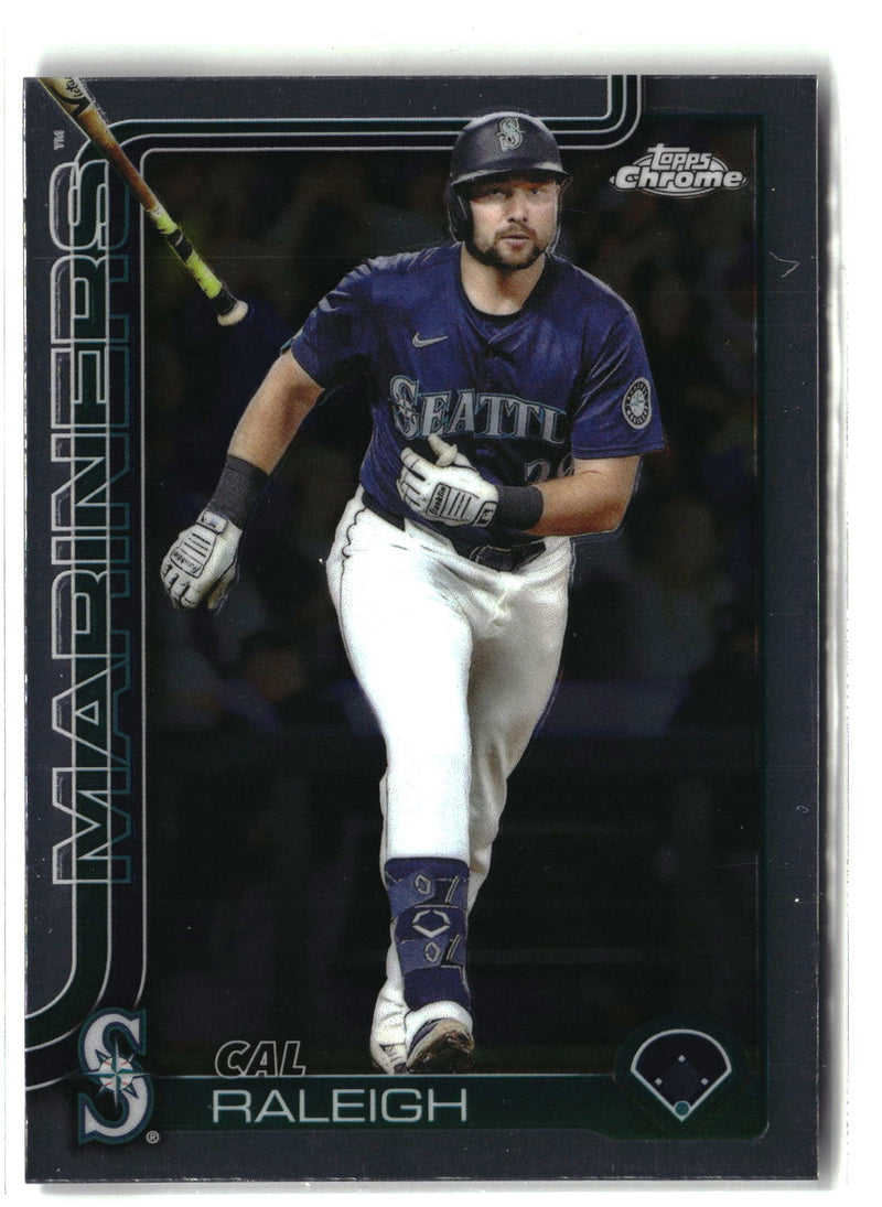 2025 Topps Chrome Update #USC45b Cal Raleigh-1