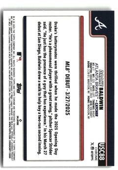 2025 Topps Chrome Update #USC88 Drake Baldwin-6