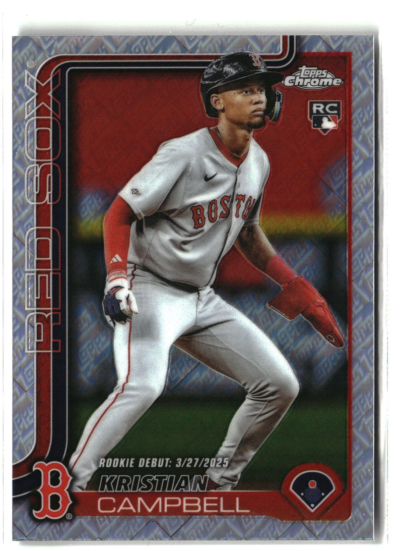 2025 Topps Chrome Update #USC188 Kristian Campbell ToppsFractors-1