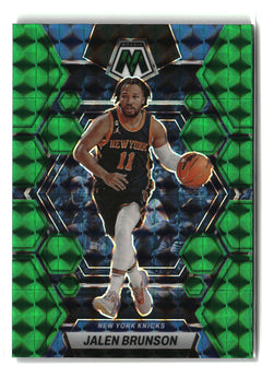 2022-23 Panini Mosaic #95 Jalen Brunson Green-1