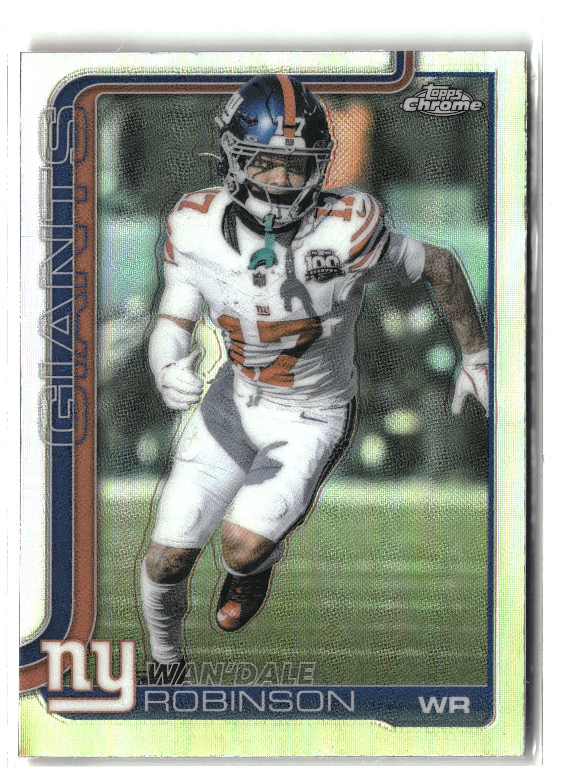 2025 Topps Chrome #227 Wan'Dale Robinson Refractor