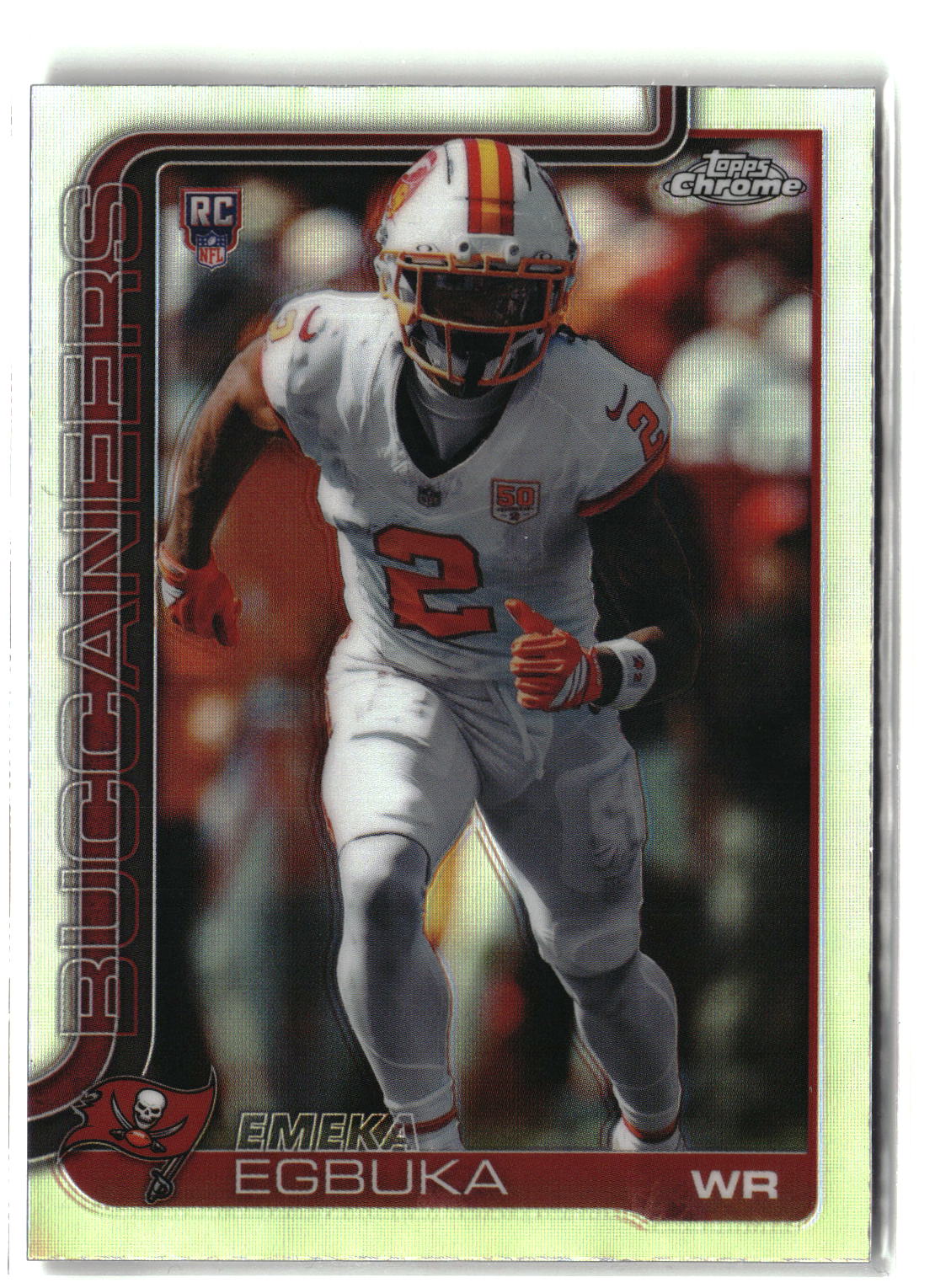 2025 Topps Chrome #312 Emeka Egbuka Refractor-1