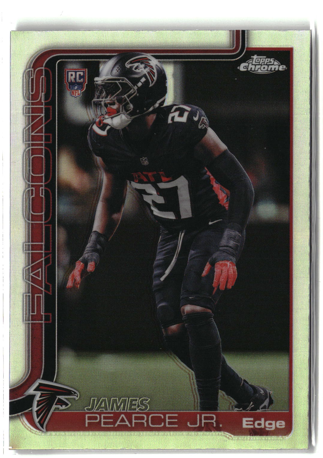 2025 Topps Chrome #351 James Pearce Jr. Refractor-3