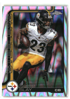 2025 Topps Chrome #259 Darius Slay Ray Wave Refractor-1