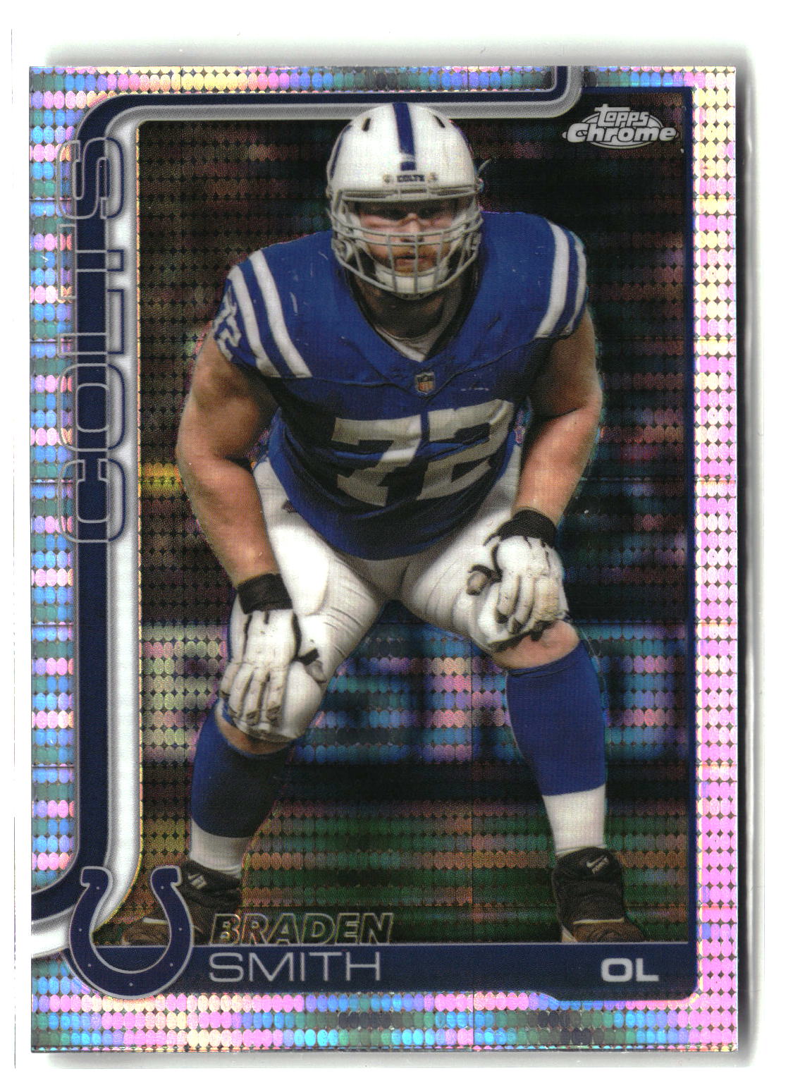 2025 Topps Chrome #134 Braden Smith Pulsar Refractor