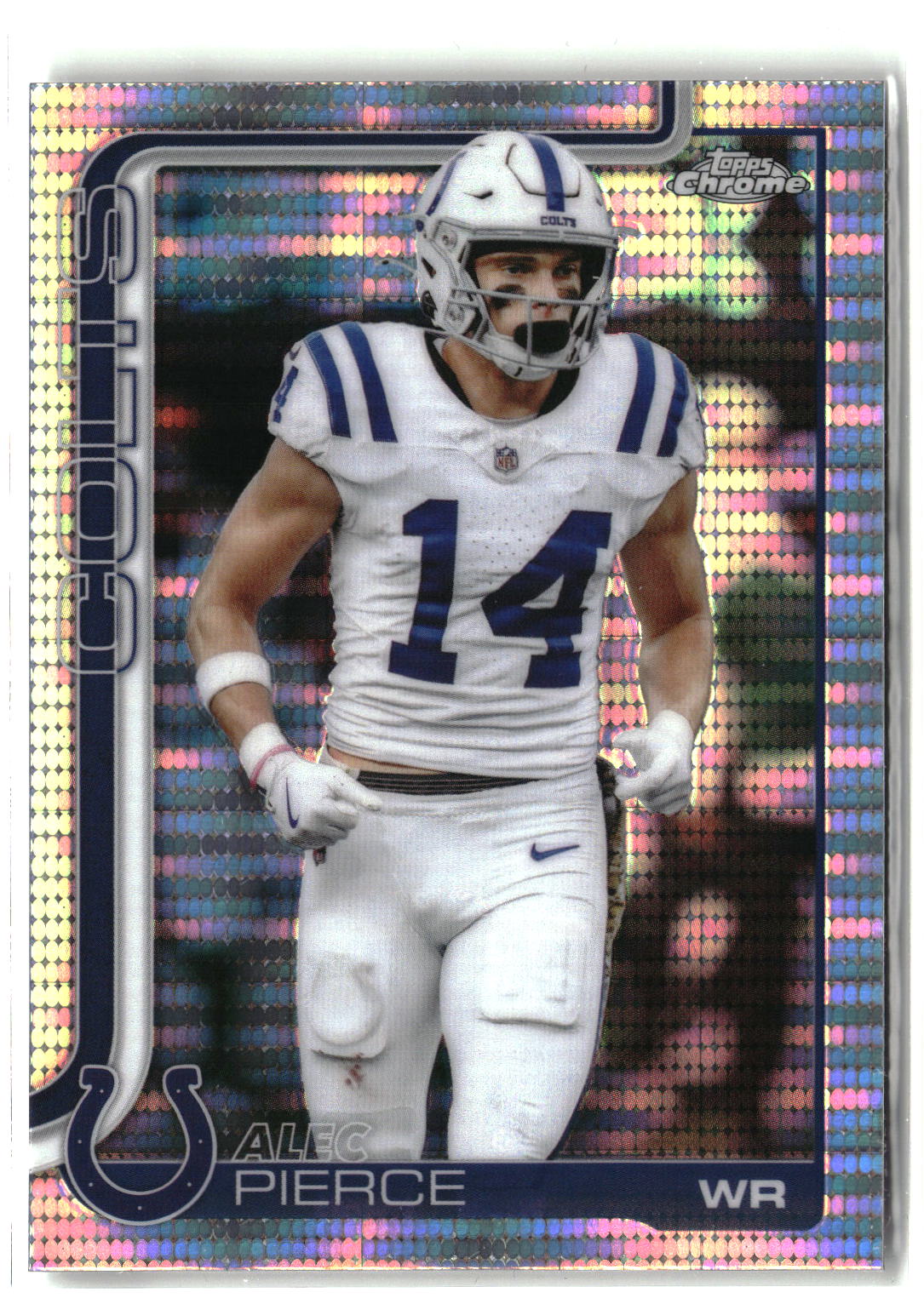 2025 Topps Chrome #125 Alec Pierce Pulsar Refractor