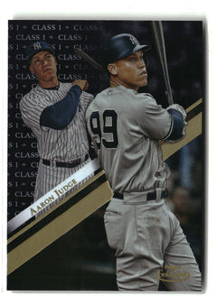 2019 Topps Gold Label #44 Aaron Judge Class 1 Black-1