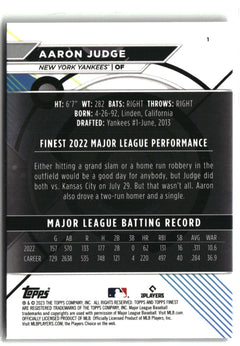 2023 Finest #1 Aaron Judge-2