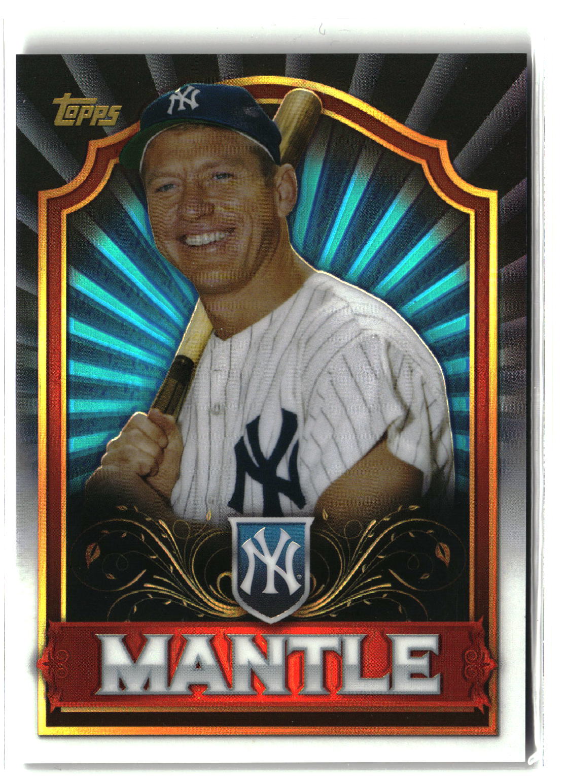 2011 Topps #MBC1 Mickey Mantle Value Box Chrome Refractors-1