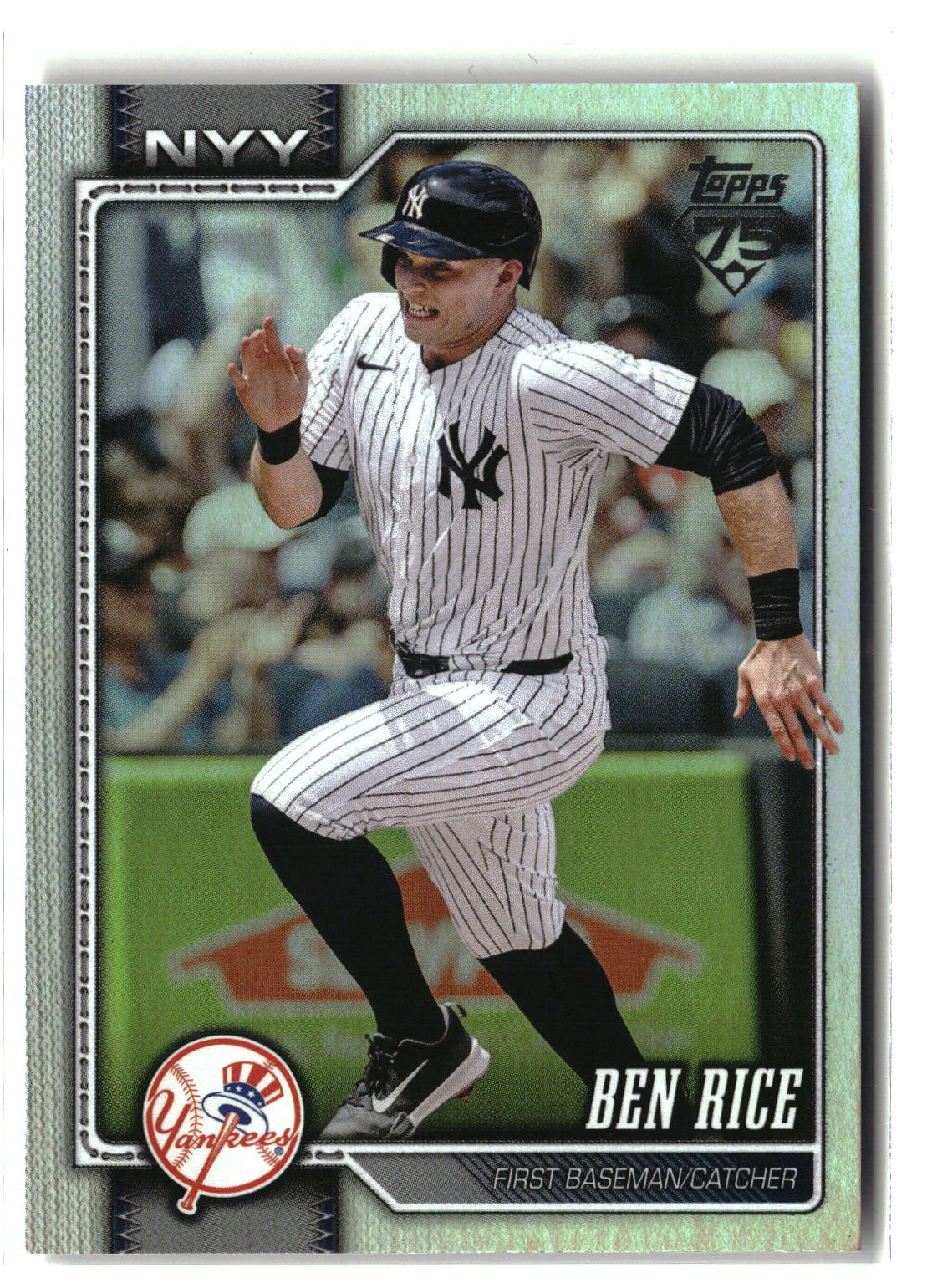 2026 Topps #133 Ben Rice Rainbow Foil