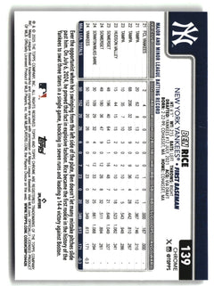 2025 Topps Chrome #139 Ben Rice X-Fractors-2