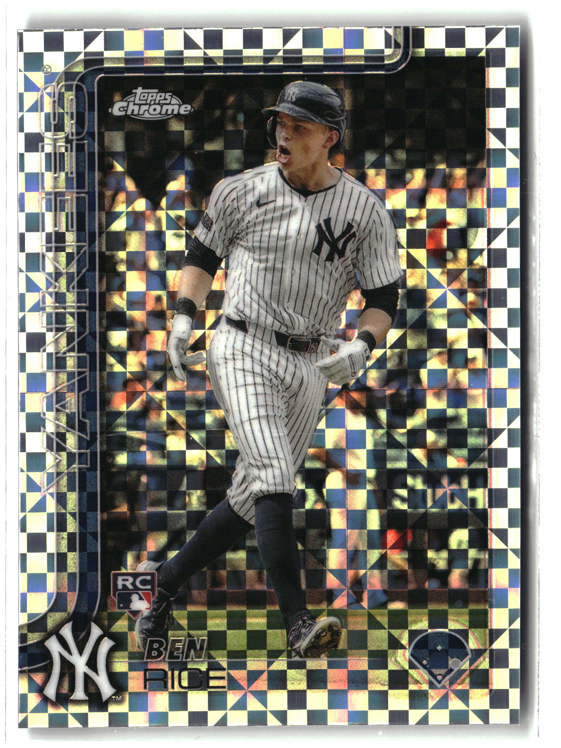2025 Topps Chrome #139 Ben Rice X-Fractors