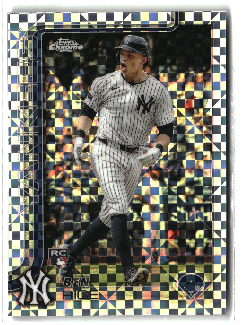 2025 Topps Chrome #139 Ben Rice X-Fractors-1