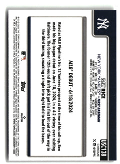 2025 Topps Chrome Update #USC138 Ben Rice-2