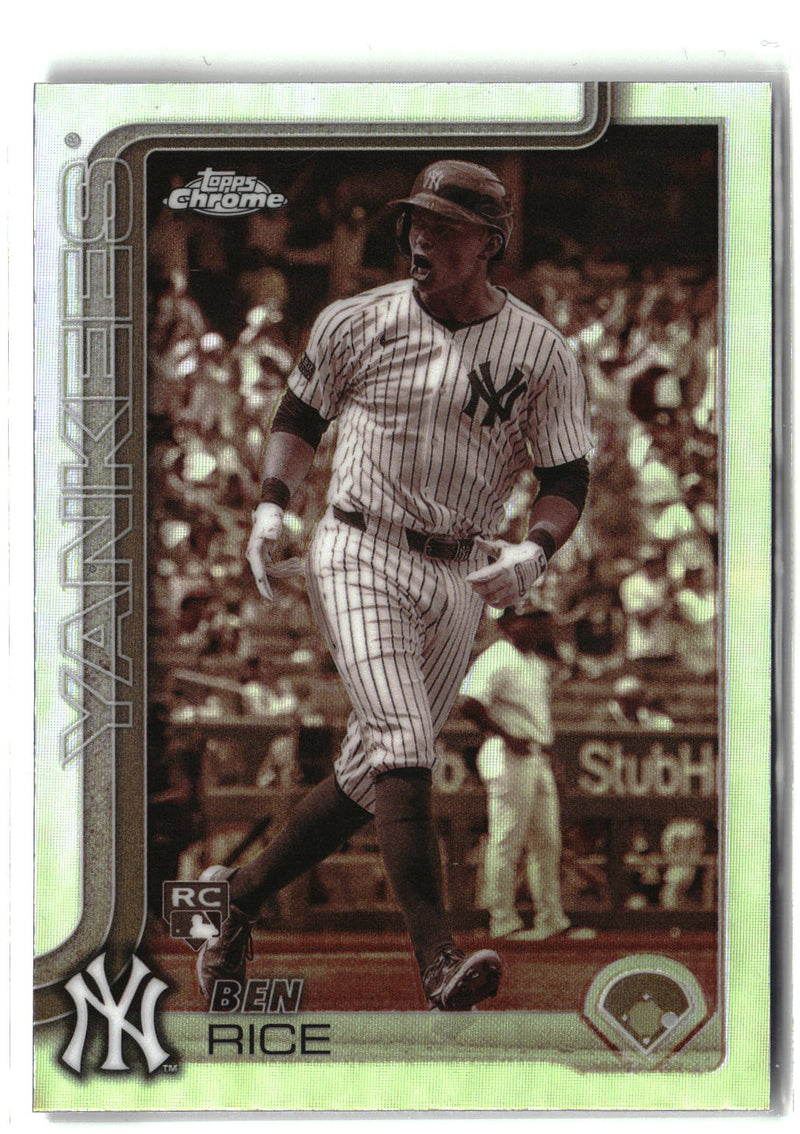 2025 Topps Chrome #139 Ben Rice Sepia Refractors-1