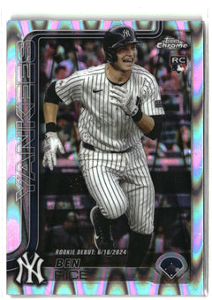 2025 Topps Chrome Update #USC138 Ben Rice RayWave Refractor-1