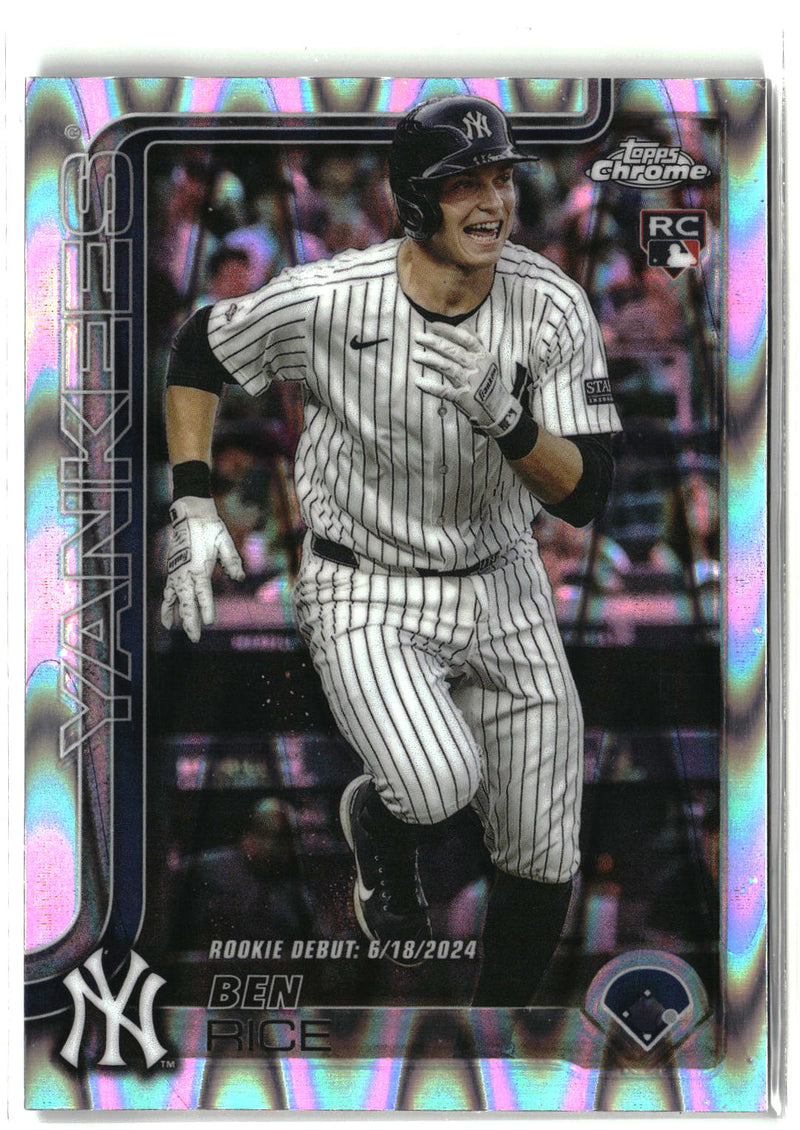 2025 Topps Chrome Update #USC138 Ben Rice RayWave Refractor-1