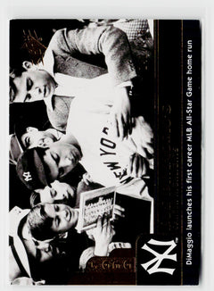 2009 SPx #JD-76 Joe DiMaggio Joe DiMaggio Career Highlights #/425-1