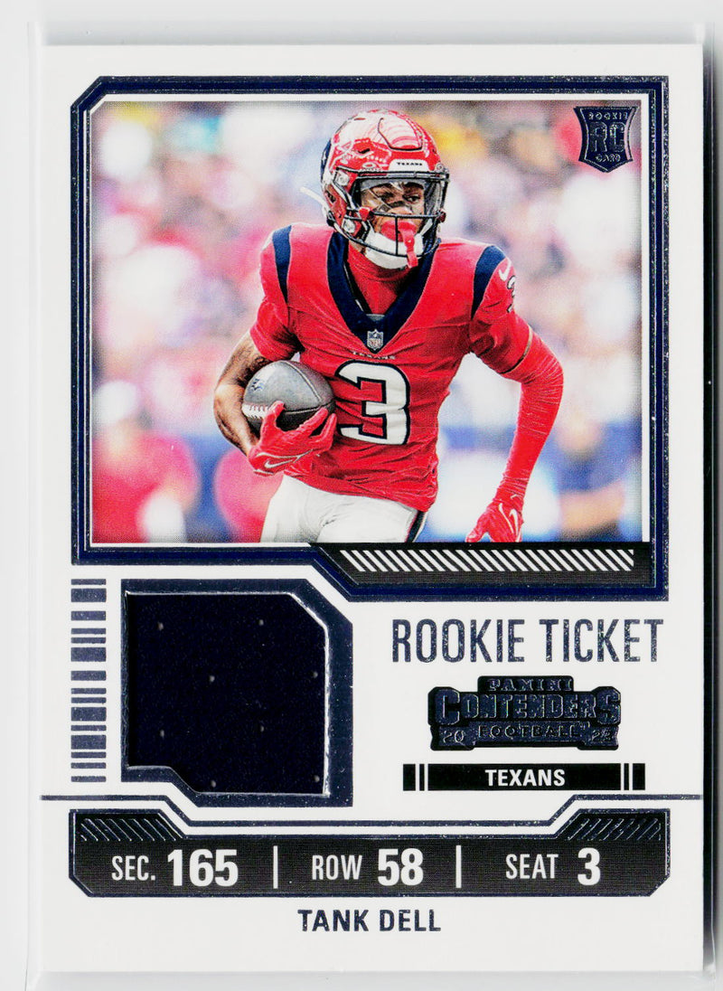 2023 Panini Contenders #TS26 Tank Dell Rookie Ticket Swatches-1
