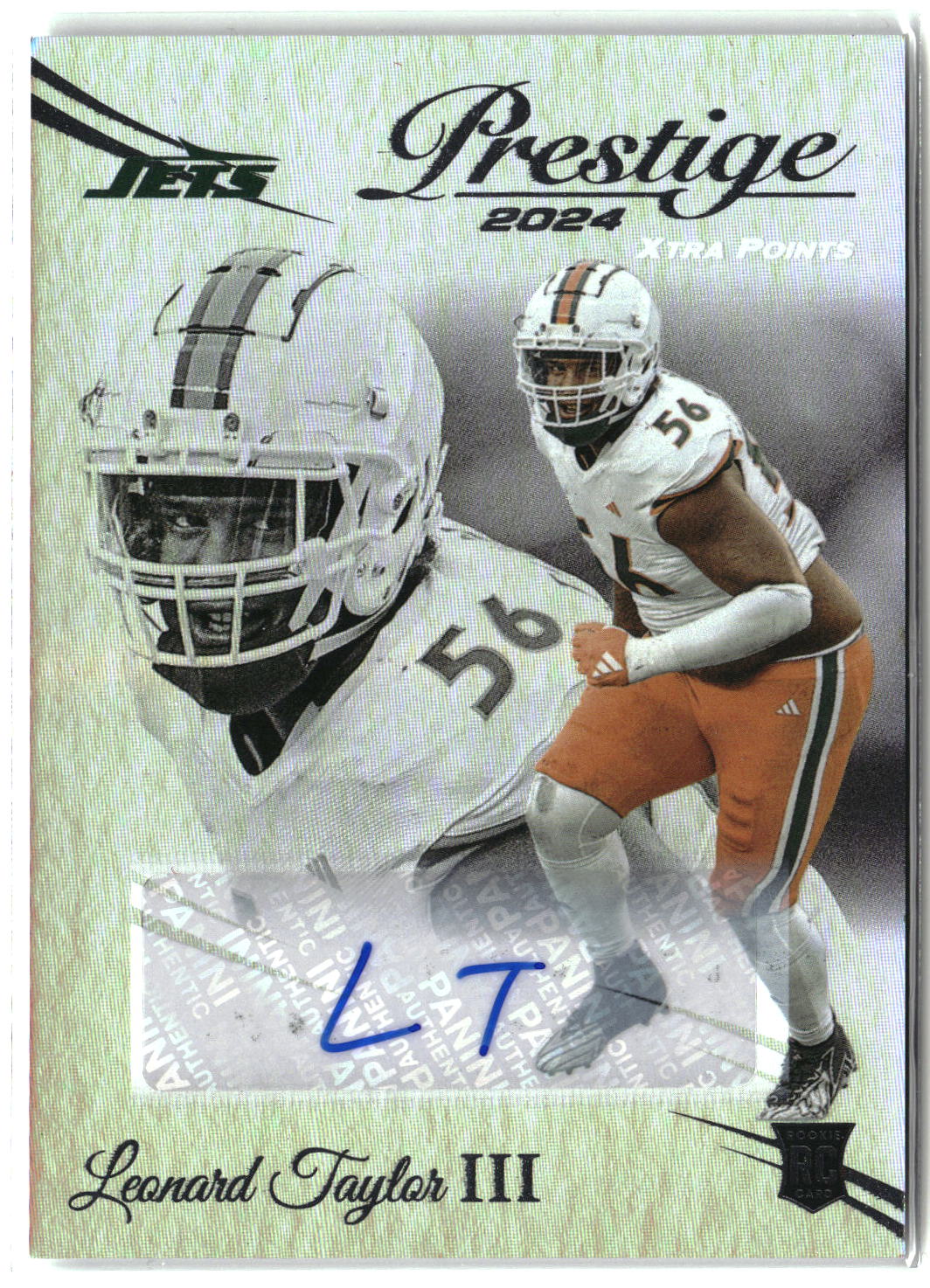 2024 Panini Prestige #364 Leonard Taylor III Xtra Points Signatures Premium