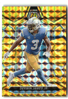 2024 Panini Mosaic #126 Derwin James Jr. Mosaic Reactive Yellow-1
