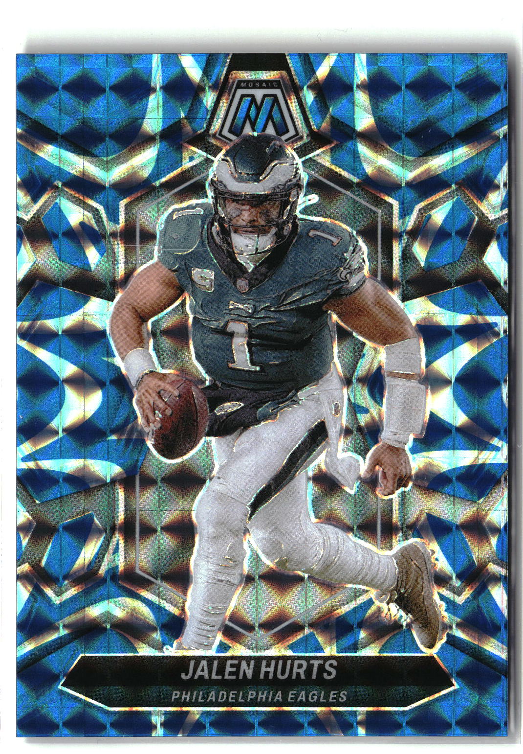 2024 Panini Mosaic #176 Jalen Hurts Mosaic Reactive Blue-1