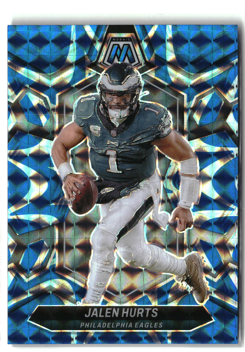 2024 Panini Mosaic #176 Jalen Hurts Mosaic Reactive Blue-1