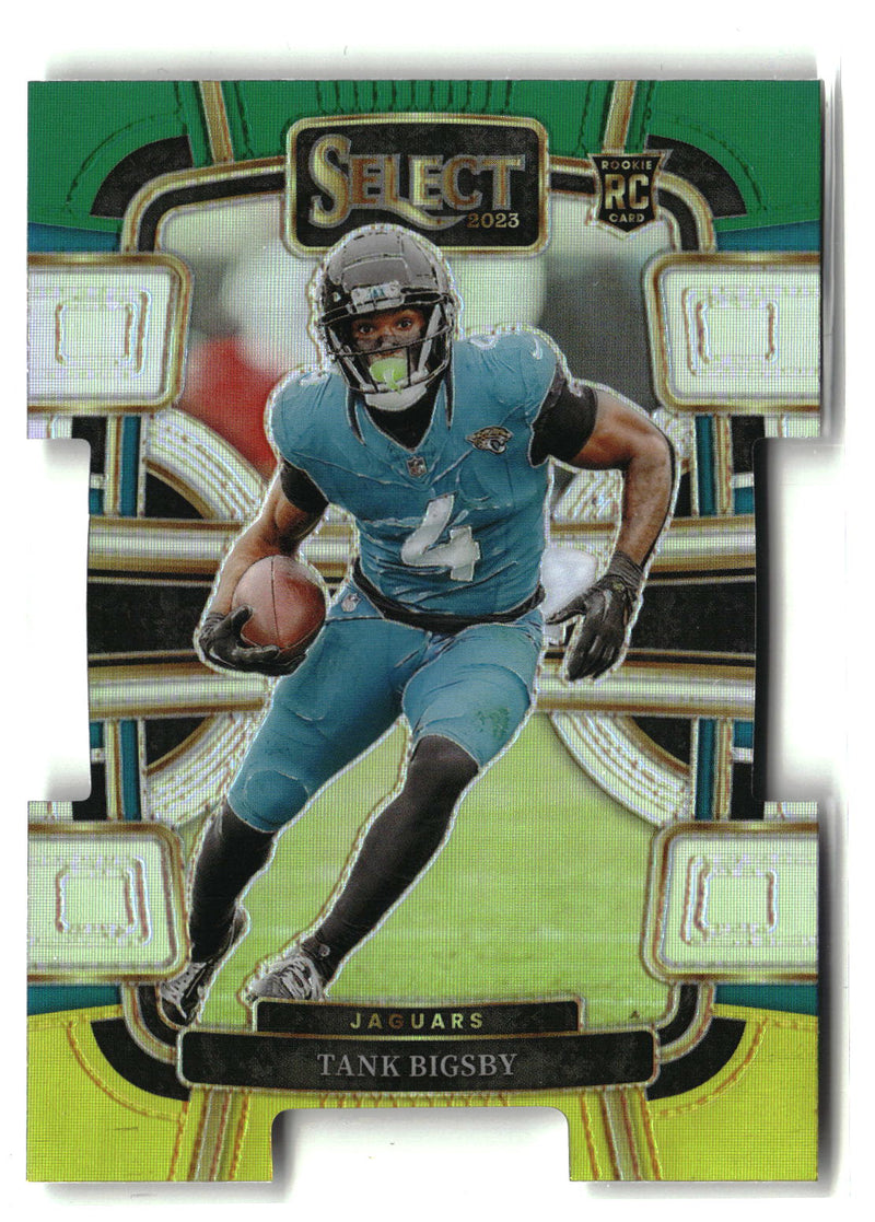 2023 Panini Select #47 Tank Bigsby Green and Yellow Prizms Die Cuts-1