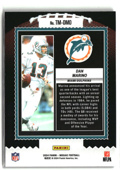 2024 Panini Mosaic #TM-DMO Dan Marino Touchdown Masters Mosaic-2
