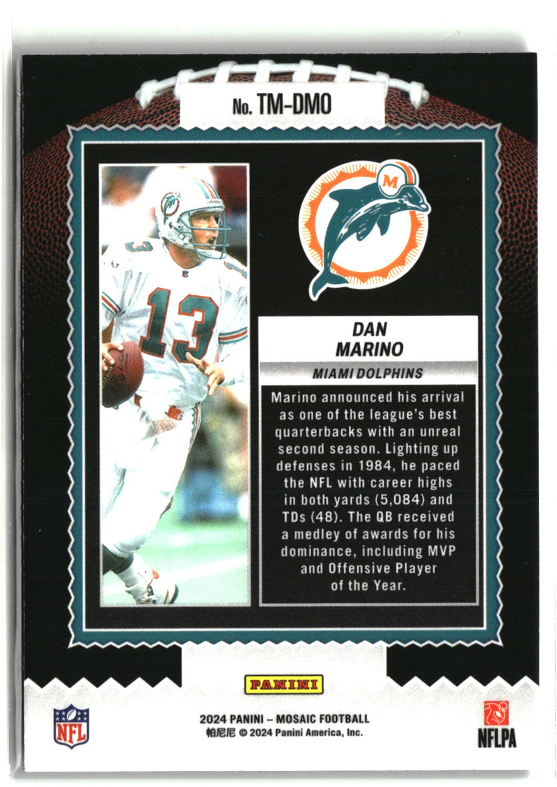 2024 Panini Mosaic #TM-DMO Dan Marino Touchdown Masters Mosaic-2