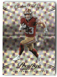 2024 Panini Prestige #260 Christian McCaffrey Hyper Xtra Points-1