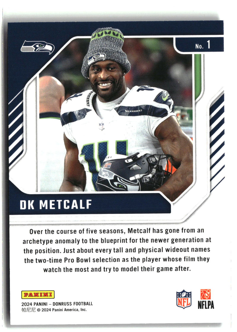2024 Donruss #1 DK Metcalf Elite Series-2
