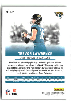 2024 Panini Prestige #134 Trevor Lawrence Hyper Xtra Points-2