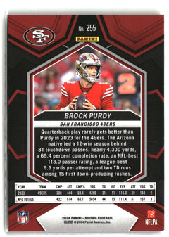 2024 Panini Mosaic #255 Brock Purdy-2