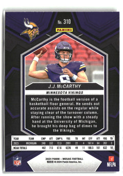 2024 Panini Mosaic #310 J.J. McCarthy-2