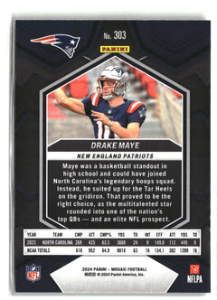 2024 Panini Mosaic #303 Drake Maye-2