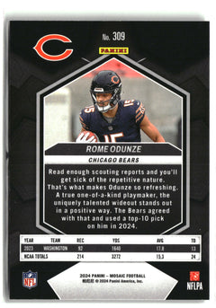 2024 Panini Mosaic #309 Rome Odunze-2
