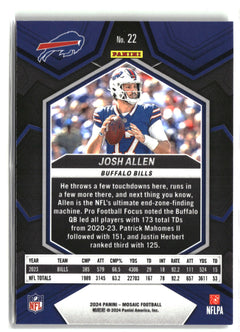 2024 Panini Mosaic #22 Josh Allen-2