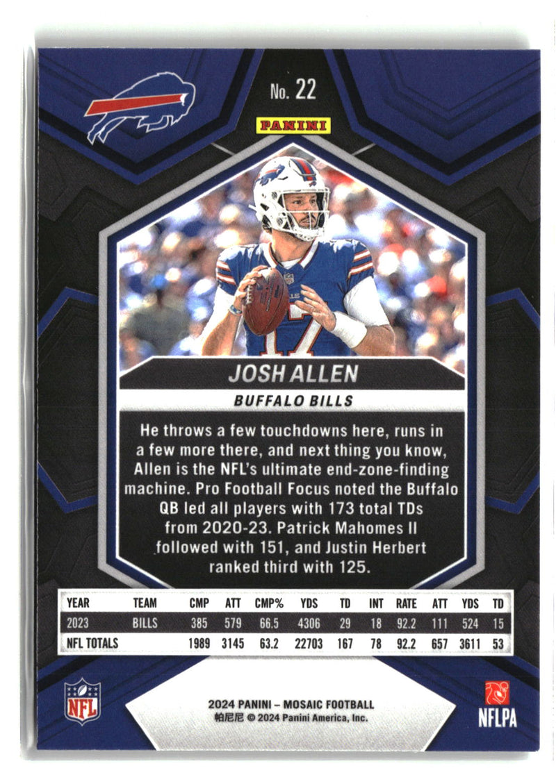 2024 Panini Mosaic #22 Josh Allen-2